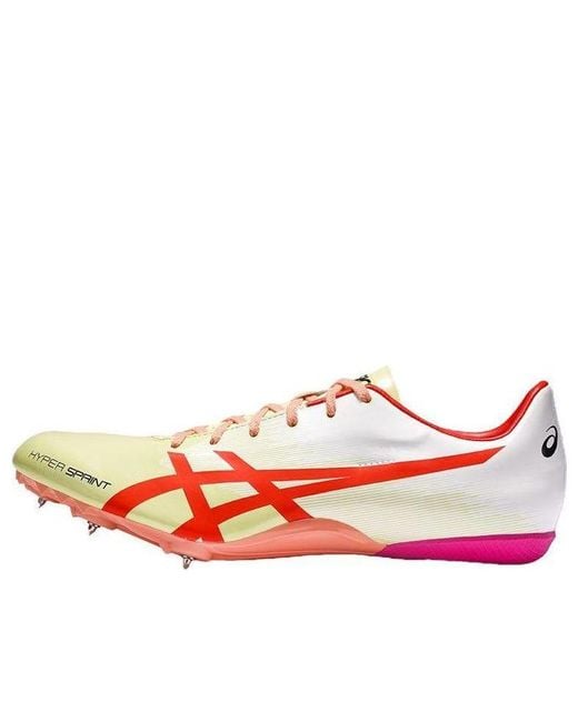 Asics Red Hyper Sprint 7 Classic' for men