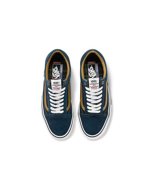 Vans Blue Dane Reynolds X Skate Old Skool Golden' for men