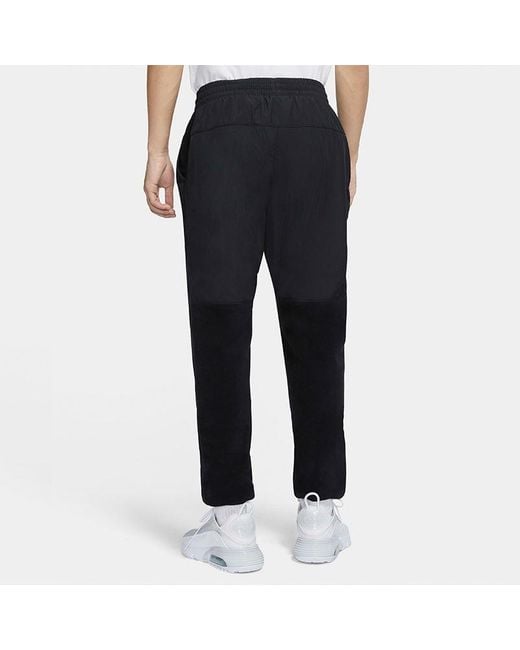 Nike Black Sportswear Fleece Polar Fleece Stay Warm Long Pants for men