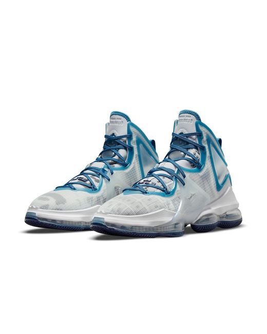 Nike Blue Space Jam X Lebron 19 'Sweatsuit' for men