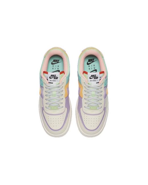 Nike Blue (Wmns) Air Force 1 Shadow 'Pale Ivory'