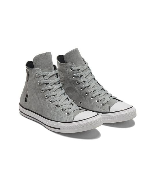 Converse Gray Chuck Taylor All Star 'Charcoal Zipper' for men