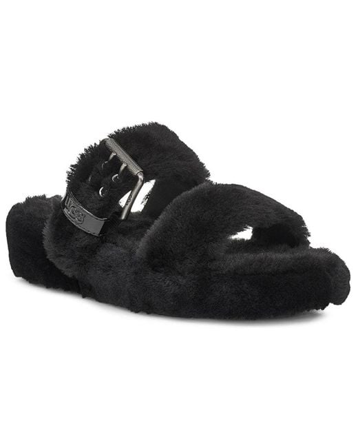 Ugg Black (Wmns) Fuzz Yeah Sandals