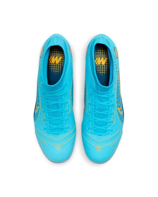 Nike Blue Mercurial Superfly 8 Academy Tf 'Chlorine' for men