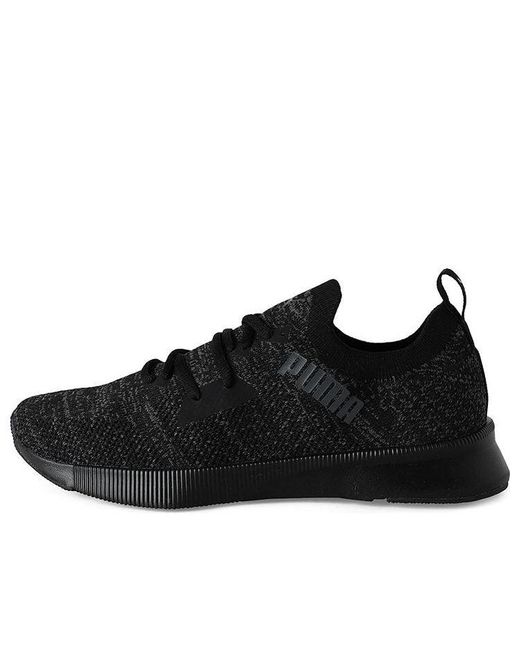 PUMA Black Flyer Runner Engineered Knit for men