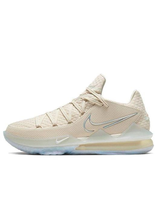 Nike White Lebron 17 Low Ep for men