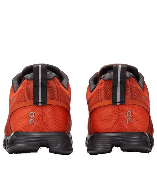 On Shoes Red Cloud 5 Waterproof 'Flame' for men