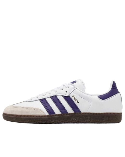 Adidas Blue Samba Adv 'Cloud Collegiate Metallic' for men