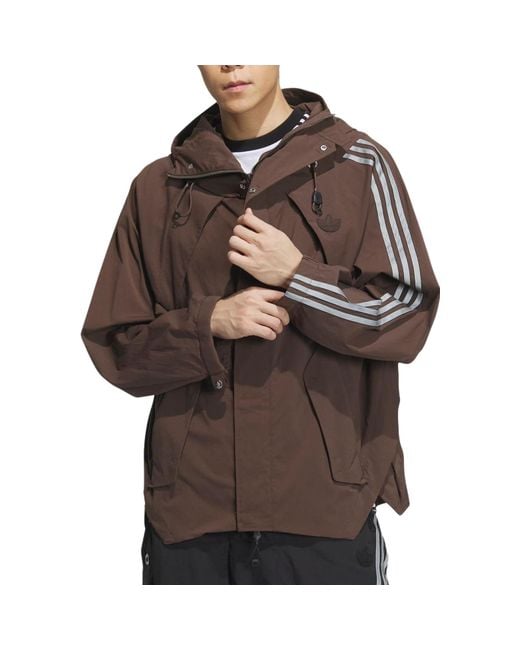 ジャケット・アウター HAMCUS PADDED WINDBREAKER adidas Originals X Hamcus Jacket in Brown for Men | Lyst UK