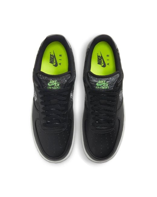 Nike Black Air Force 1 '07 Lv8 'Recycled Wool Pack for men