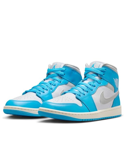 Nike Blue (Wmns) 1 Mid 'Dark Powder'