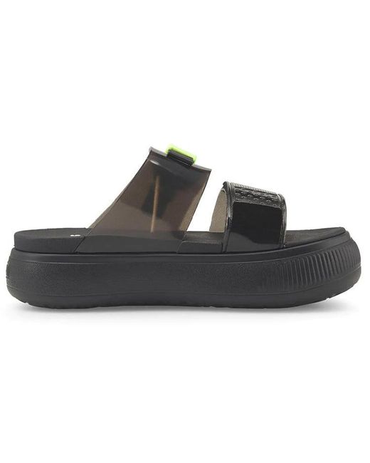 PUMA Black (Wmns) Suede Mayu Pop Sandal Fizzy Light'
