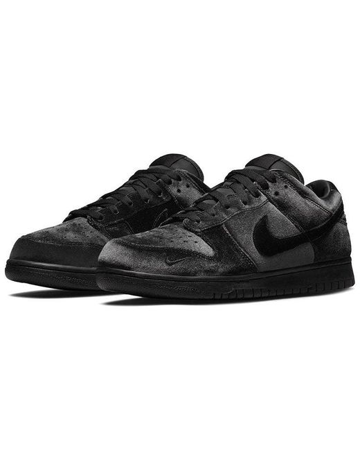 Nike Black X Dover Street Market Dunk Low Velvet' for men
