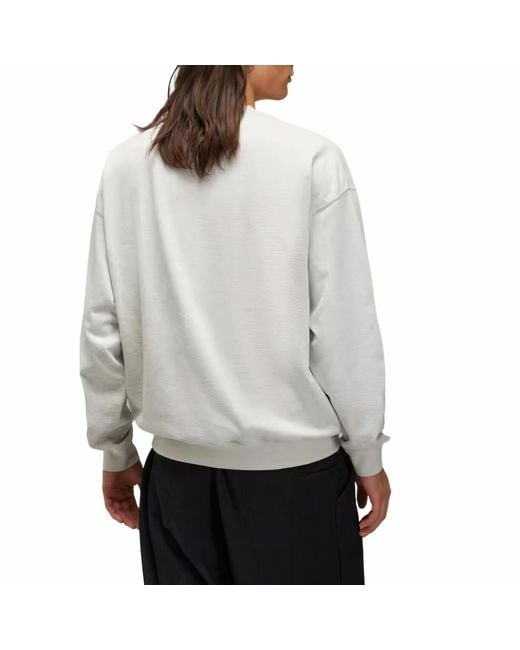 Adidas Gray X Y-3 French Terry Crew Sweater 'Cream' for men