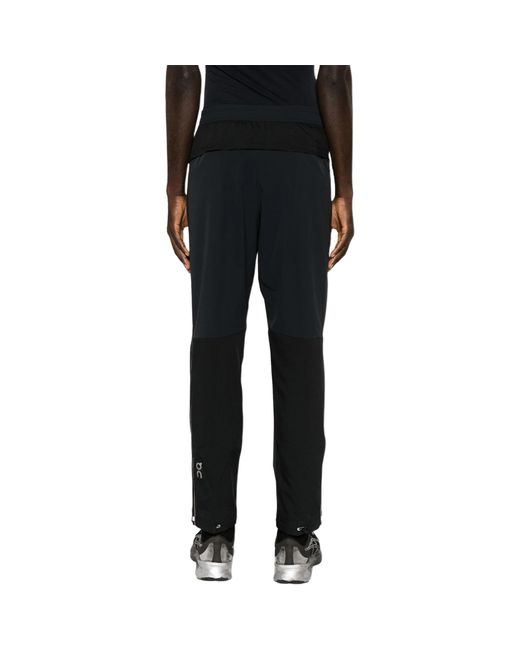On Shoes Black Track Pants for men