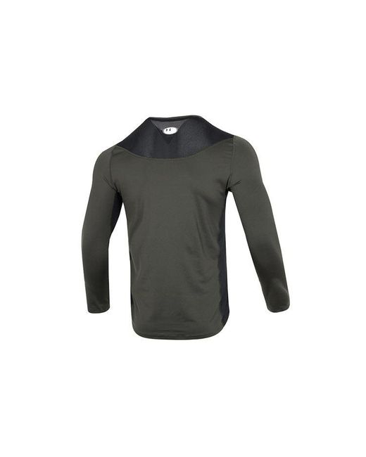 Under Armour Gray Heatgear Vent Fitted Long Sleeve for men