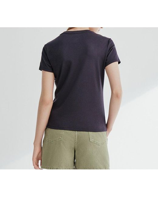 Fila Blue (Wmns) Logo Printing Tee