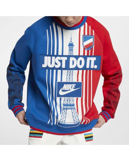 Nike Blue City Version Splicing 'Team Royal University Summit' for men