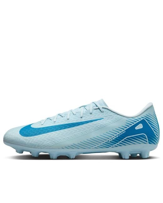 Nike Blue Mercurial Vapor 16 Academy Multi-Ground Low-Top Soccer Cleats for men
