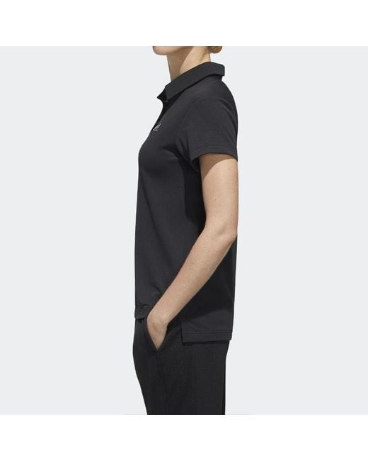 Adidas Black (Wmns) Tennis Sports Polo Shirt