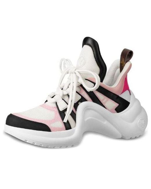 womens lv sneakers pink