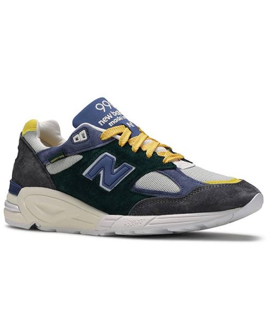 New Balance Blue Aim Leon Dore X 990v2 Made In Usa for men