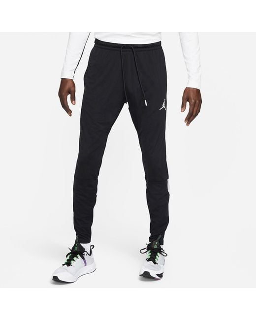 Nike Black Dri-Fit Sport Casual Fast-Dry Long Trousers for men