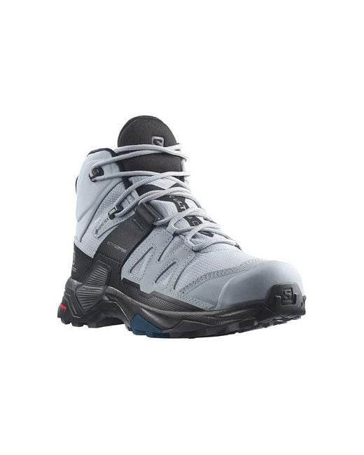 Salomon Blue (Wmns) X Ultra 4 Mid Wide Gore Tex
