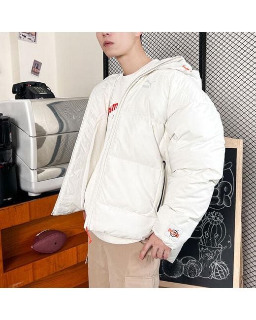 PUMA White Verde Scarpe Replicat Jacket for men