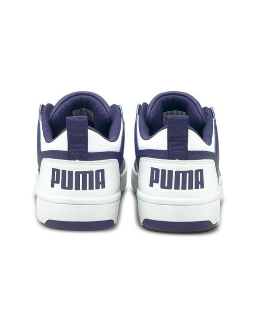 PUMA Blue Rebound Lay Up Lo Sl Low Top Board Shoes for men
