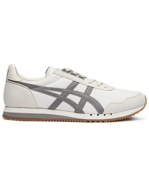 Onitsuka Tiger White Dualio Marathon Running Shoes for men