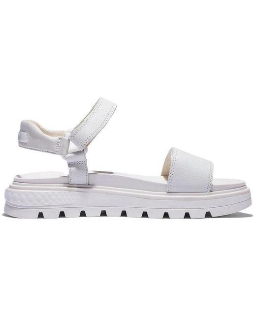 Timberland White Ray City Ankle Strap Sandal