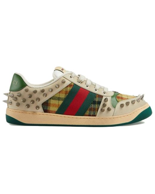 Gucci Natural Screener gg Leather Sneakers for men