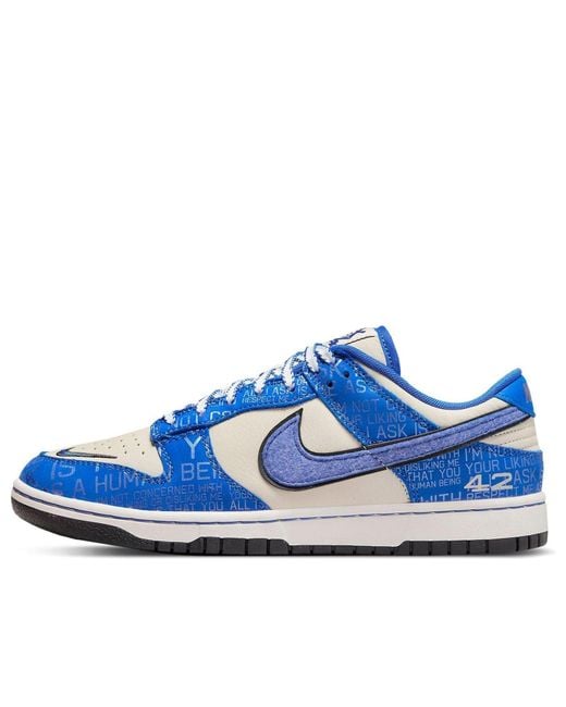 Nike Blue Dunk Low 'Jackie Robinson' for men