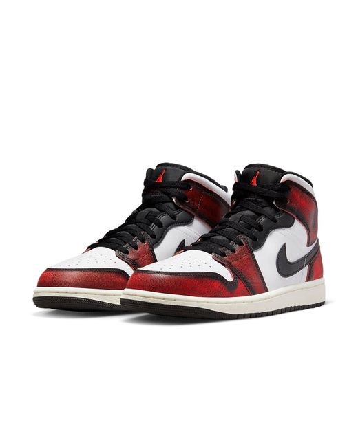 Nike Brown 1 Mid 'Wear-Away Chicago' for men