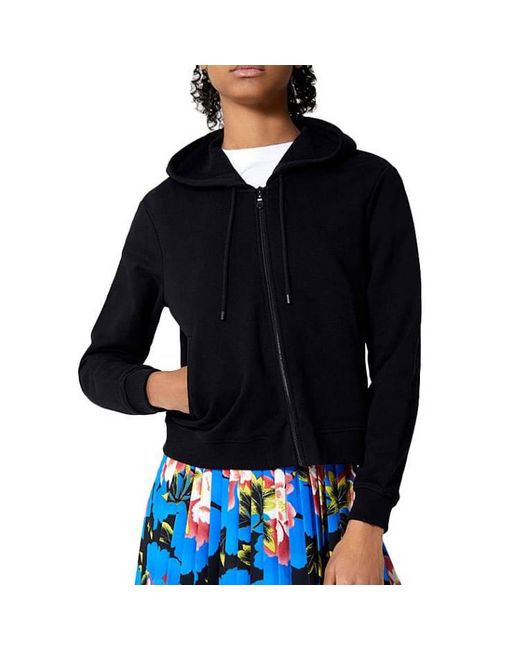 KENZO Black (Wmns) Embroidery Zipper Hoodie