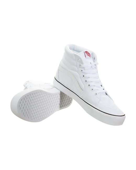 Vans White Sk8-Hi Lite for men