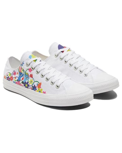 Converse White Chuck Taylor All Star Low 'Pride' for men