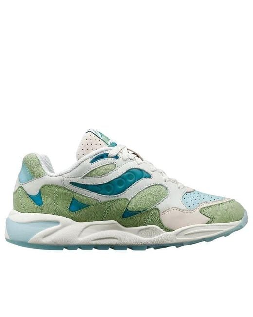 Saucony Blue Grid Shadow 2/Tan S70782-1 for men
