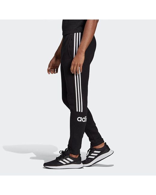 Adidas Black Jog Pant 3S Sports Pants/Trousers/Joggers for men