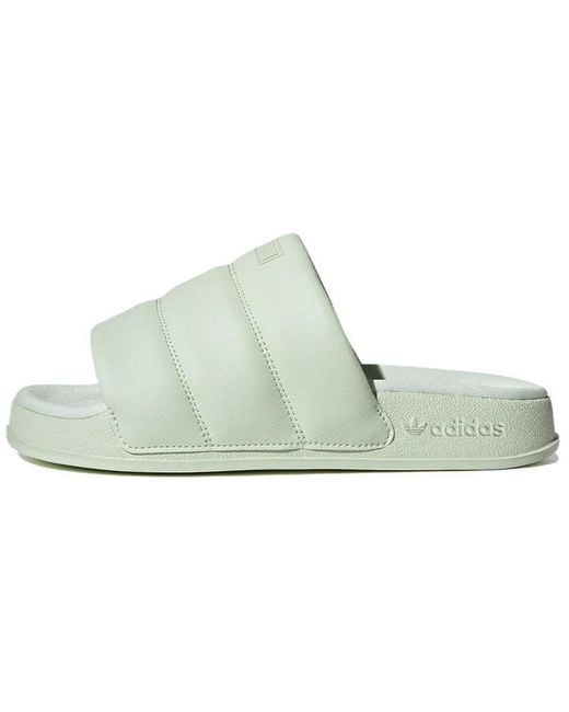 Adidas Green (Wmns) Adilette Essential Slide 'Linen'