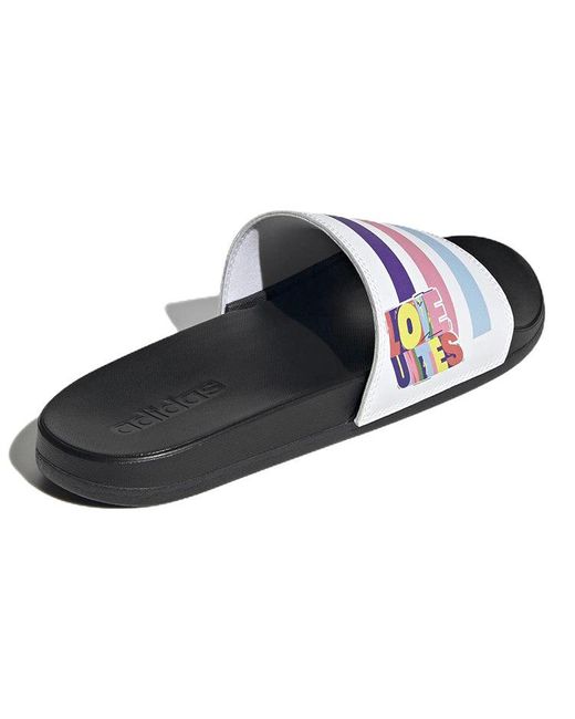 Adidas Blue Adilette Comfort Sandals for men