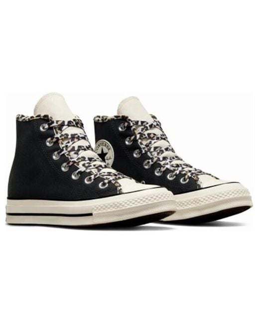 Converse Black (Wmns) Chuck Taylor 70S 'Leopard' for men