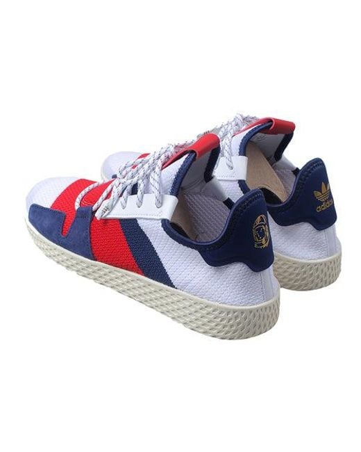 Adidas Blue X Pharrell X Billionaire Boys Club Tennis Hu V2 'Scarlet' for men