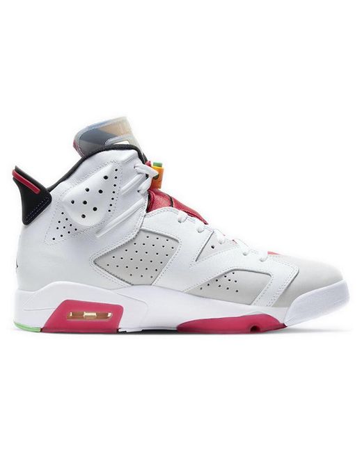Nike White 6 Retro 'Hare' for men