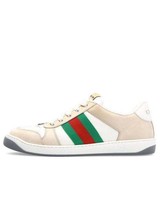 Gucci White Gg Screener for men