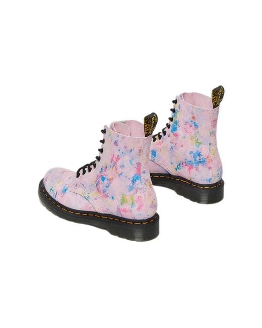 Dr. Martens Blue (Wmns) 1460 Pascal Suede Lace Up Boots