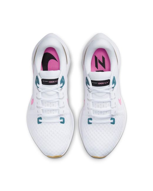 Nike White Air Zoom Vomero 16 Road Running Shoes