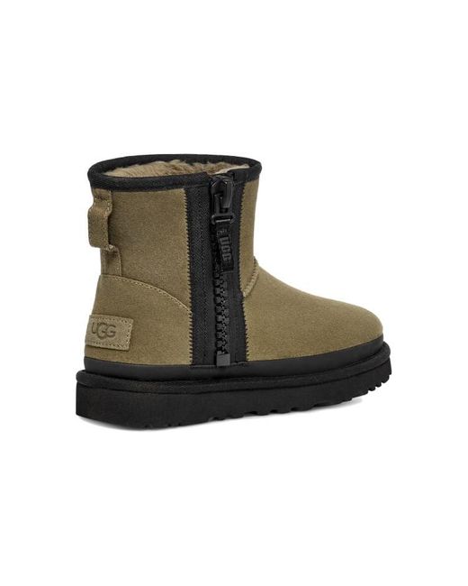 Ugg Brown (Wmns) Classic Mini Zipper Tape Logo 'Burnt'