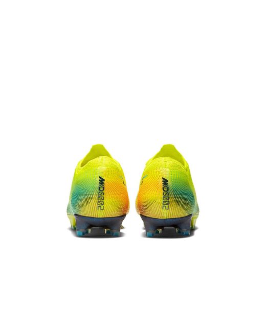 Nike Yellow Mercurial Vapor 13 Elite Mds Fg 'Lemon Venom Aurora' for men